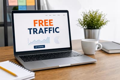 how to get free traffic on website